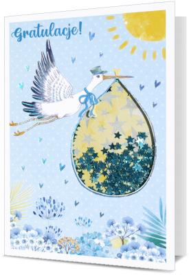 Opakowanie Karnet Narodziny