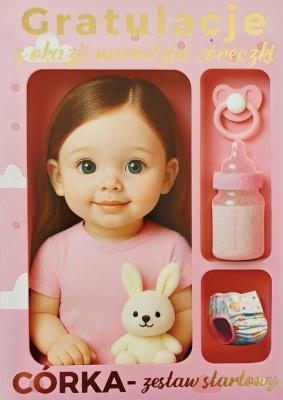 Karnet Narodziny dziewczynka. Wydawca: YEKU. SmakLiter.pl Opakowanie Karnet Narodziny dziewczynka