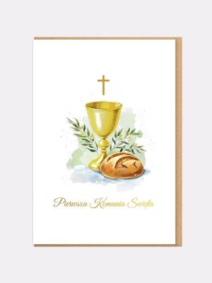 Opakowanie Karnet Pierwsza Komunia Święta