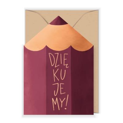 Opakowanie Karnet Podziękowania