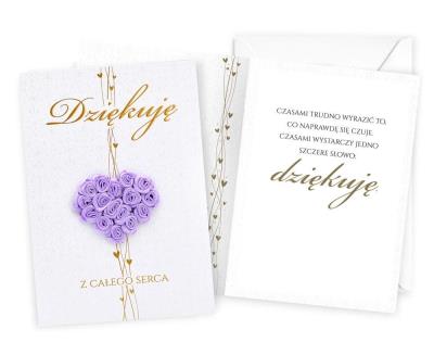 Opakowanie Karnet Podziękowania