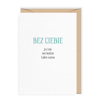 Opakowanie Karnet Pożegnanie