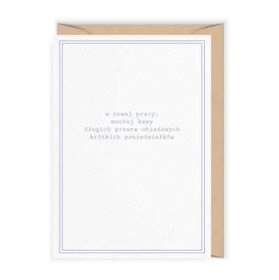 Opakowanie Karnet Pożegnanie