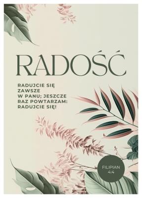 Opakowanie Karnet - Radość - Liście