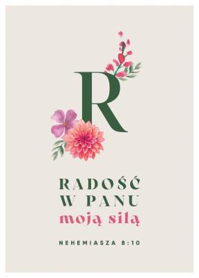 Karnet - Radość moją siłą. Wydawca: Koinonia. SmakLiter.pl Opakowanie Karnet - Radość moją siłą