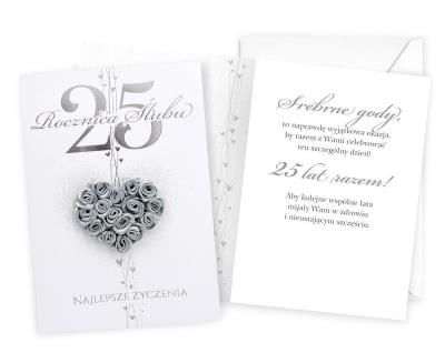 Opakowanie Karnet rocznica ślubu