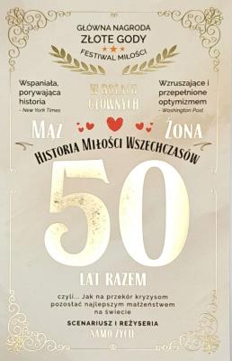 Opakowanie Karnet Rocznica Ślubu