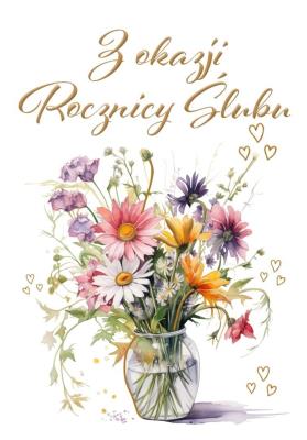 Opakowanie Karnet Rocznica Ślubu