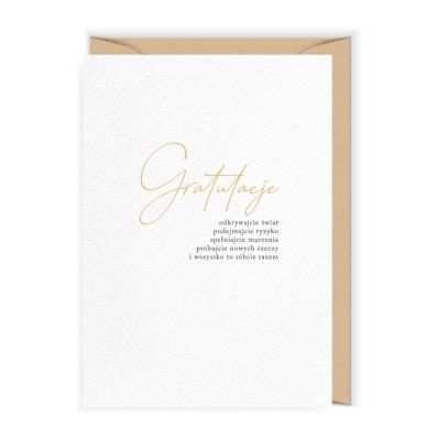 Opakowanie Karnet Ślub