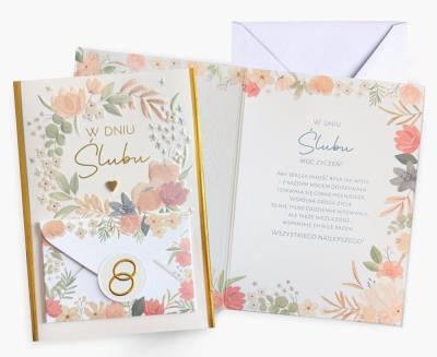 Opakowanie Karnet Ślub