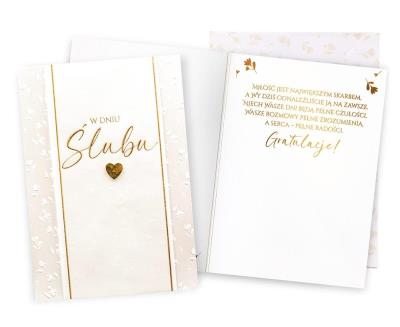 Opakowanie Karnet Ślub