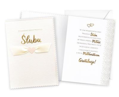 Opakowanie Karnet Ślub