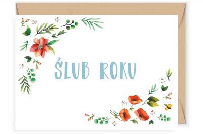 Opakowanie Karnet Ślub