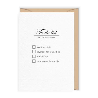 Opakowanie Karnet Ślub