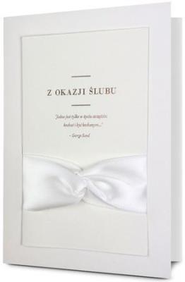 Opakowanie Karnet Ślub