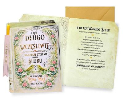 Opakowanie Karnet Ślub