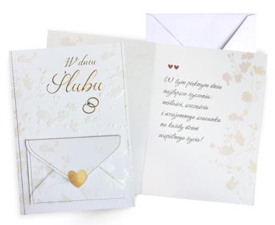 Opakowanie Karnet Ślub koperta