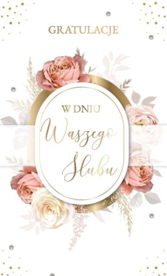 Karnet Ślub KP-272. Wydawca: Armin Style. SmakLiter.pl Opakowanie Karnet Ślub KP-272