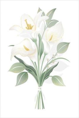 Opakowanie Karnet Ślub - White Lilies