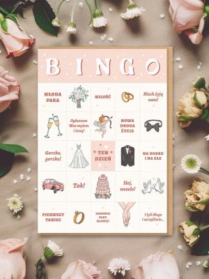 Opakowanie Karnet ślubny BINGO