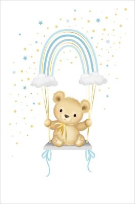 Opakowanie Karnet Uniwersalny - Blue Rainbow Teddy