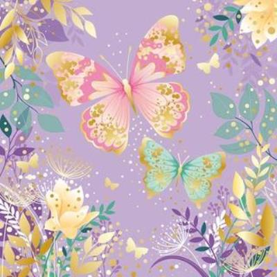 Opakowanie Karnet Uniwersalny - Classy Butterflies