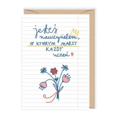 Opakowanie Karnet uniwersalny Dzień Nauczyciela