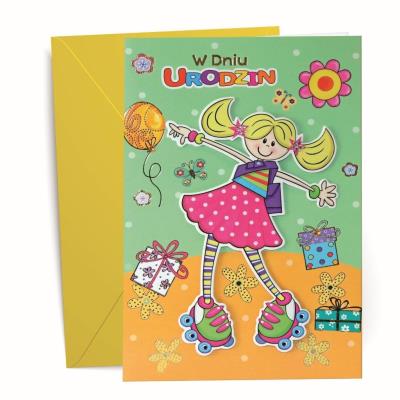 Karnet urodzinowy. Wydawca: Kalpol. SmakLiter.pl Opakowanie Karnet urodzinowy