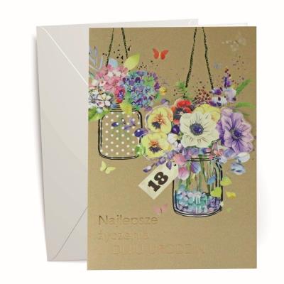 Karnet urodzinowy. Wydawca: Kalpol. SmakLiter.pl Opakowanie Karnet urodzinowy