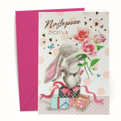 Karnet urodzinowy. Wydawca: Kalpol. SmakLiter.pl Opakowanie Karnet urodzinowy