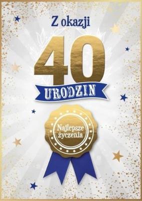 Opakowanie Karnet Urodzinowy 40