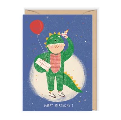 Opakowanie Karnet urodzinowy dino