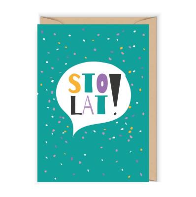 Opakowanie Karnet urodzinowy sto lat