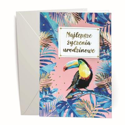 Karnet urodzinowy. Wydawca: Kalpol. SmakLiter.pl Opakowanie Karnet urodzinowy