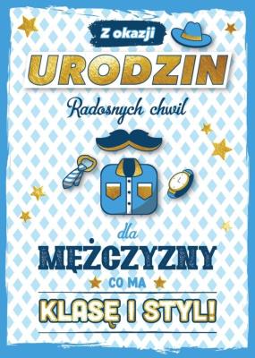 Opakowanie Karnet Urodziny
