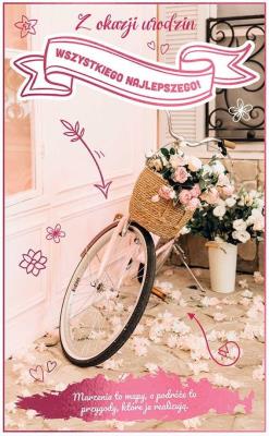 Opakowanie Karnet Urodziny