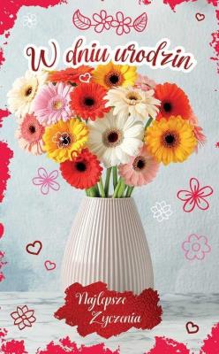 Opakowanie Karnet Urodziny