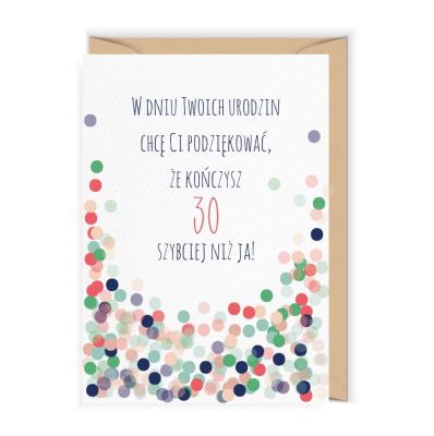 Opakowanie Karnet Urodziny