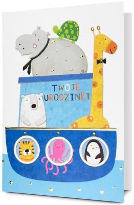 Opakowanie Karnet Urodziny