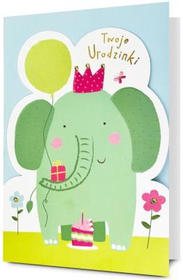 Opakowanie Karnet Urodziny