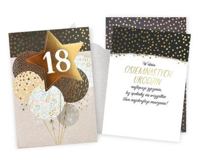 Opakowanie Karnet Urodziny
