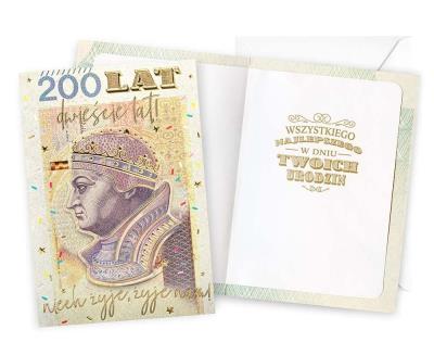 Opakowanie Karnet Urodziny