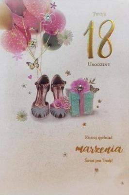 Opakowanie Karnet Urodziny