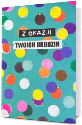 Opakowanie Karnet Urodziny