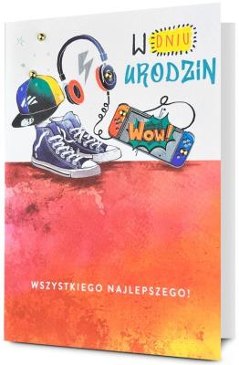 Opakowanie Karnet Urodziny