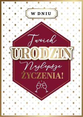 Opakowanie Karnet Urodziny