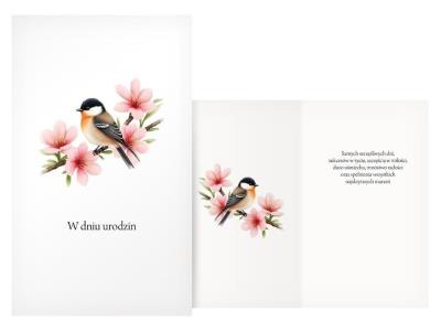 Opakowanie Karnet Urodziny