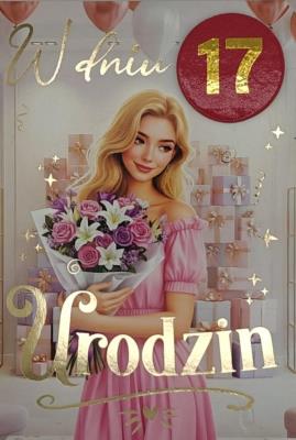 Opakowanie Karnet Urodziny