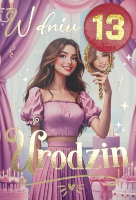 Opakowanie Karnet Urodziny