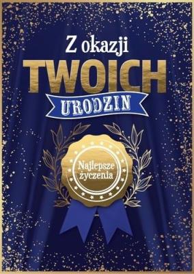 Opakowanie Karnet Urodziny